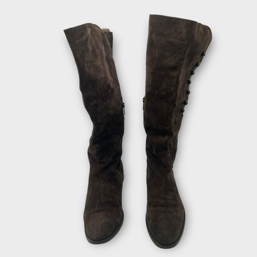 Spirit By Lucchese Annie Riding Boots Women’s Size 8.5 Leather Suede Great Cond! - Picture 4 of 7